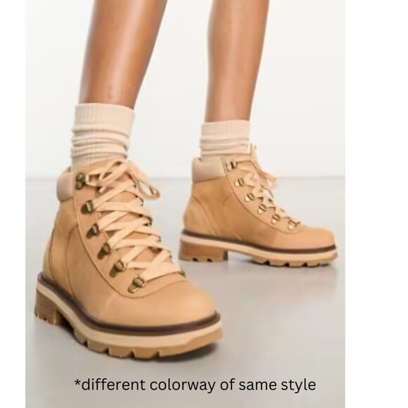 Sorel Lennox STKD Hiker Leather Bootie Waterproof RARE Size 7.5 - Picture 3 of 15